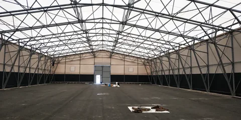 Тентовый склад 25 х 44 х 4,5 м для компании «Нортекс» — фото 2
