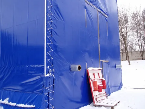 Быстровозводимый ангар для зимнего хранения яхты — фото 3
