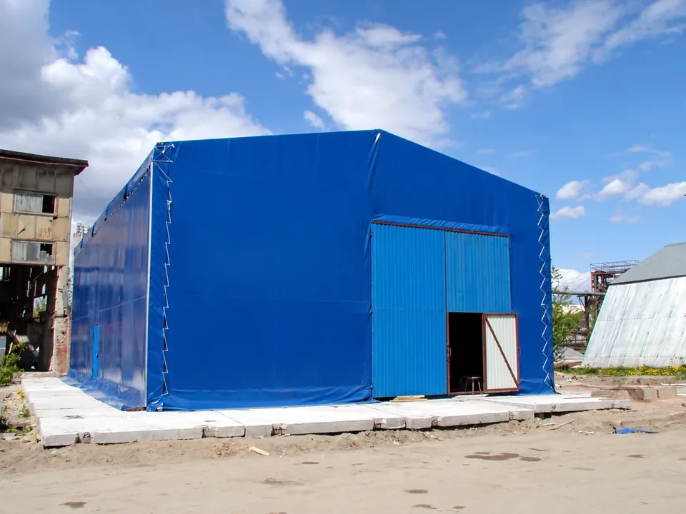 Быстровозводимый тентовый ангар 10 x 15 х 4,5 м в Москве